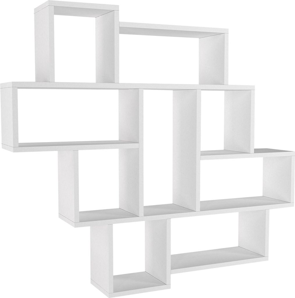 Skye Decor, Parola - White, Wandregale, Weiß, 115.5 x 103.5 Image du produit 