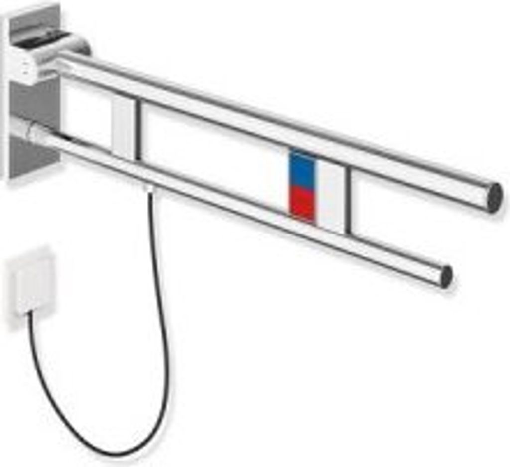 HEWI 900.50.15640 SK-Griff Duo (A), re, 850, WC-Spül/