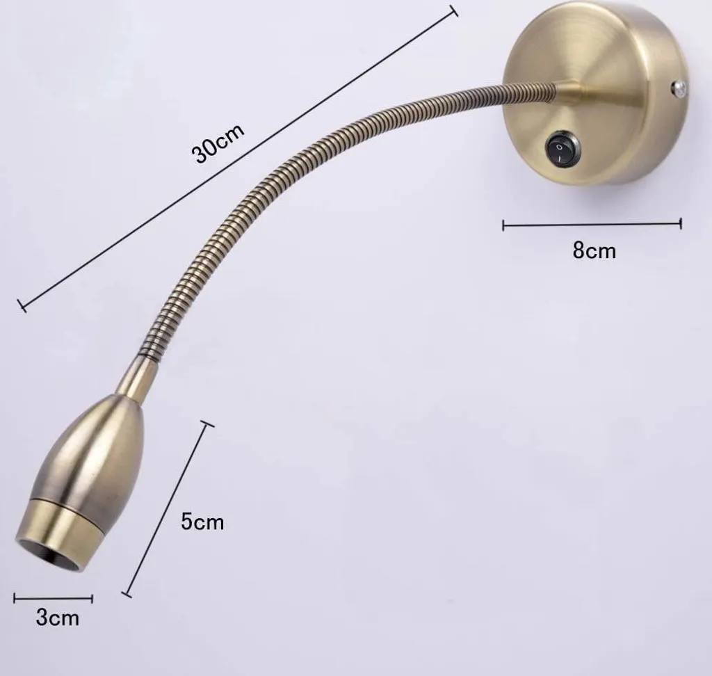Dites Adieu à la Fatigue Visuelle avec cette Lampe de Lecture Murale LED