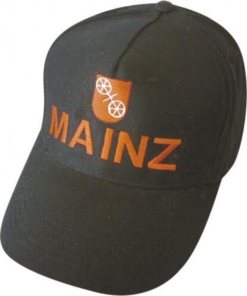 Baseballcap mit Einstickung - Wappen Mainz - 68102 schwarz Produktbild 