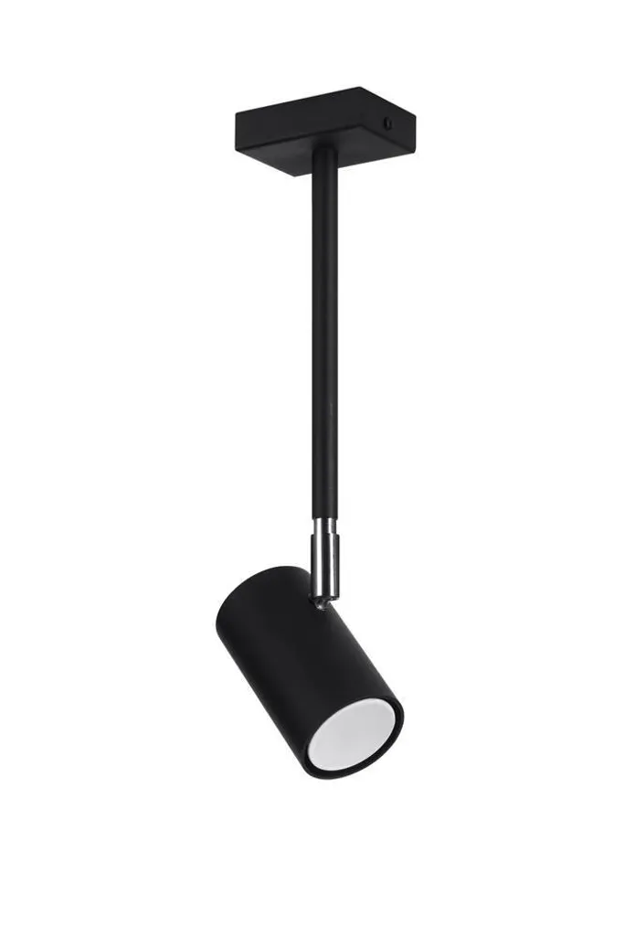 Illuminazione Industrial NORANO Nero Sollux Lighting 1xGU10 Acciaio