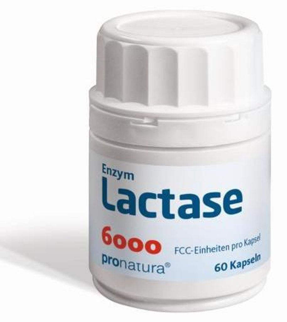 Pro Natura Lactase 6000 FCC Kapseln, 60 St. Kapseln