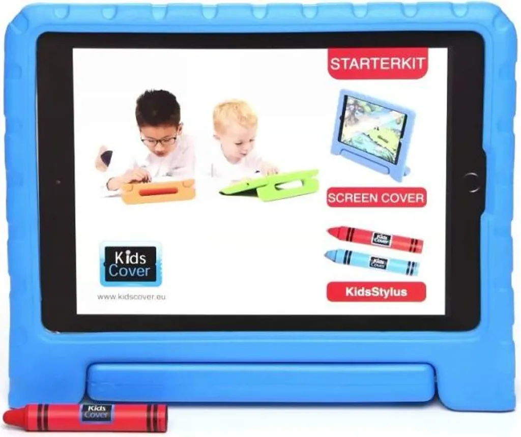 Housse iPad 10.2 Enfant KidsCover pour École avec Stylet et Protection