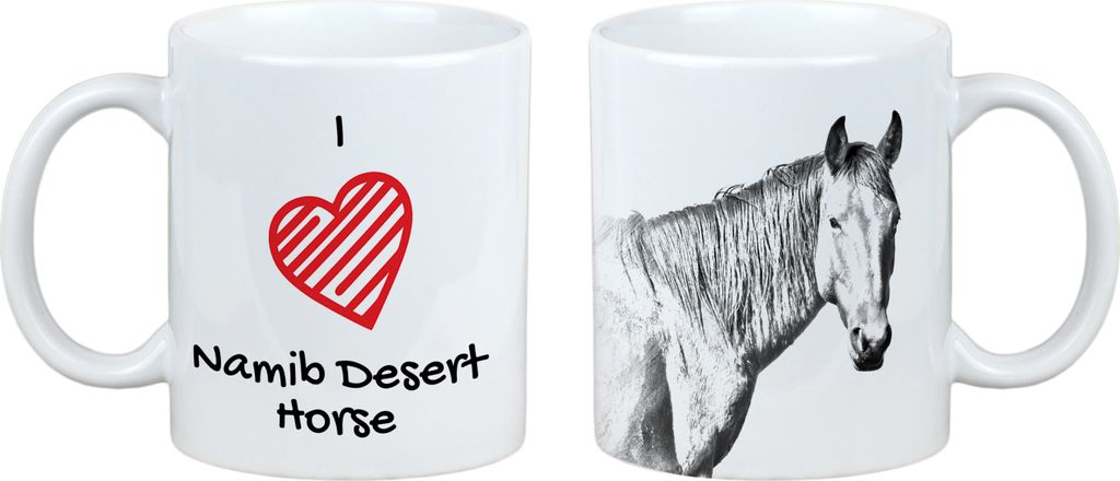 Namib-Wüstenpferd - Tasse mit Pferd, niedliche Tasse mit Grafik, Geschenk mit Ihrem Foto von der Marke Art-Dog