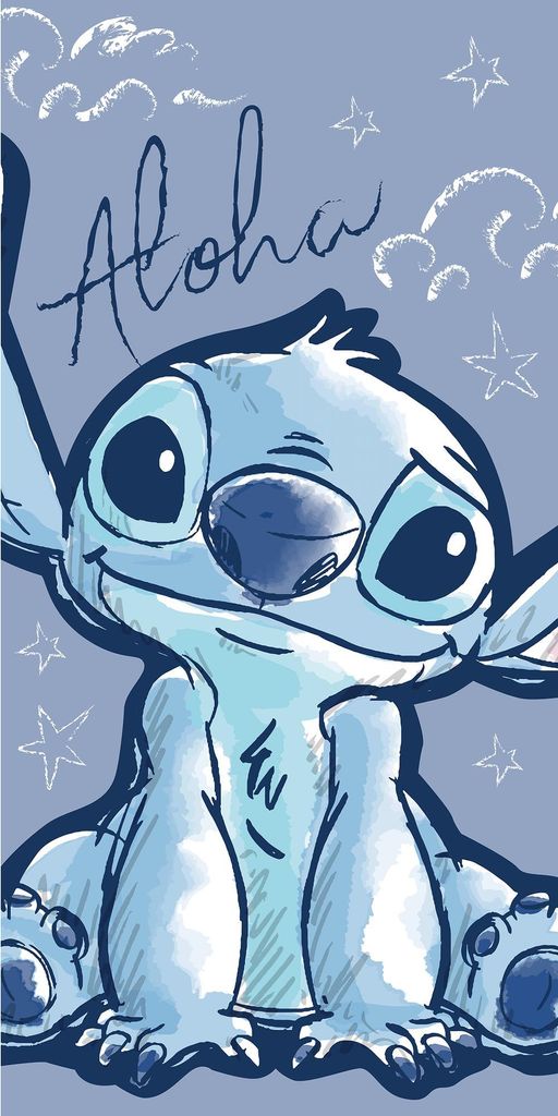 Disney Lilo & Stitch Badetuch Strandtuch Duschtuch 70x140cm Baumwolle