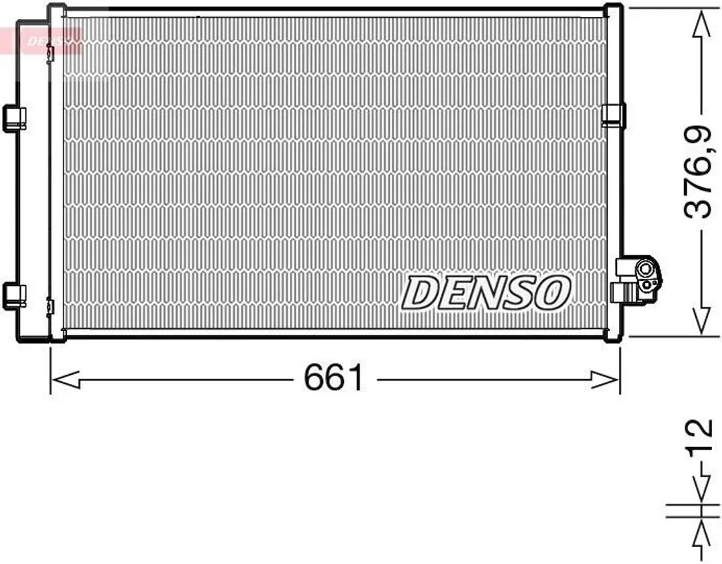 Condenseur DENSO DCN05106 BMW G31 : Haute efficacité et déshydrateur