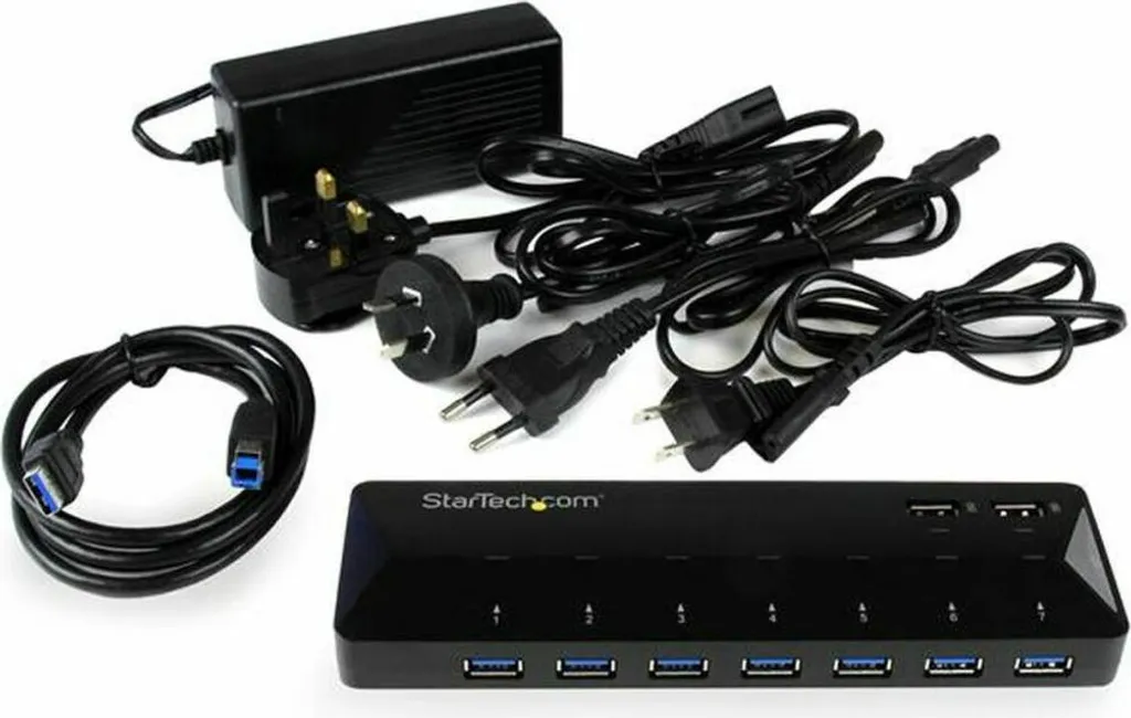 Hub USB 3.0 StarTech.com alimenté pour éviter les déconnexions - 8