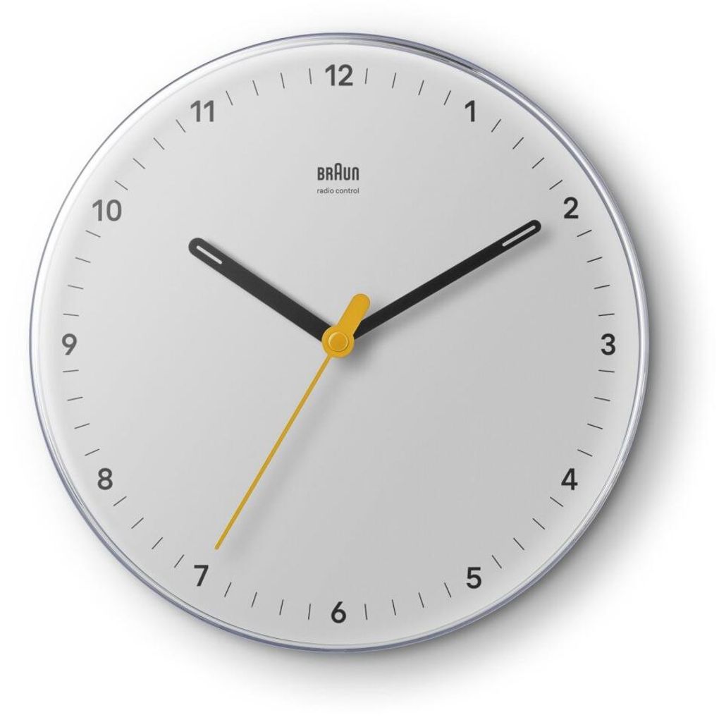 Braun - BC26W-DCF - Wanduhr - Funk - Analog - weiß Produktbild 