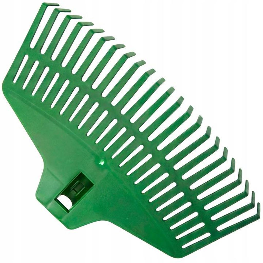 Rastrello in plastica 38 cm, 21 denti, ABS, per foglie, Immagine del prodotto 