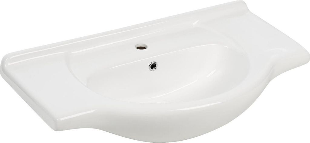 Klassisches Waschbeckenmöbel CFP mit Armaturenloch, 85 cm Produktbild 