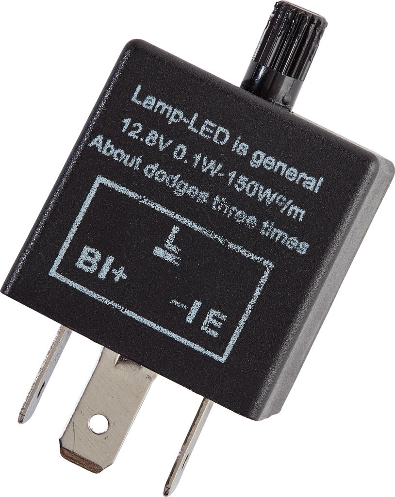 Hashiru Blinkrelais 12V 0,1-150W 3-polig LED-kompatibel Produktbild 
