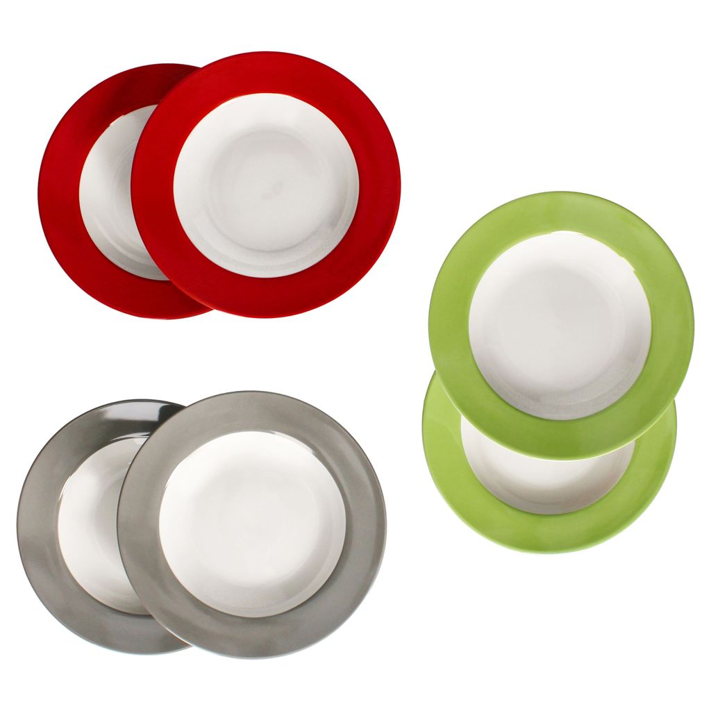 6x Variant Trio Suppenteller tiefe Teller Pasta Salat 6 Produktbild 
