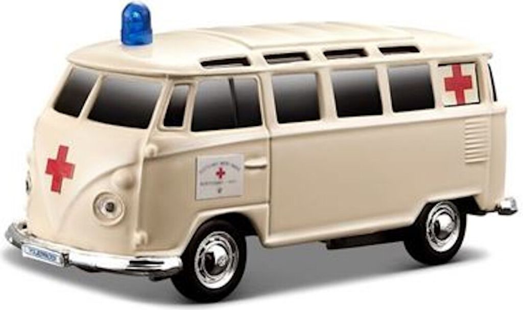 Maisto - VW T1 Einsatzfahrzeug mit Licht & Sound (12cm) Produktbild 