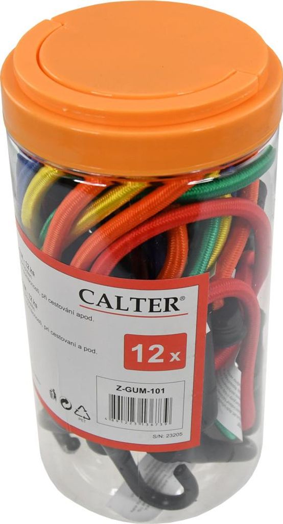 CALTER Gummiklemmset, 12-teilig.