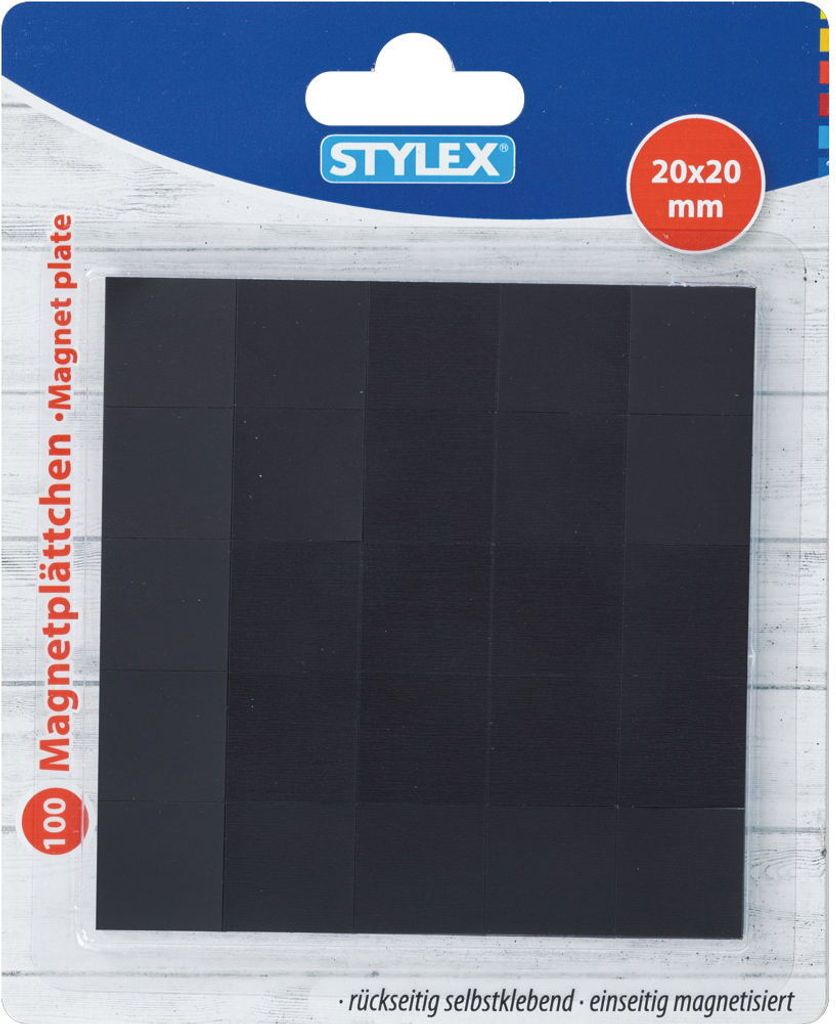 100 Magnetpads / Größe: 20 x 20 mm Produktbild 