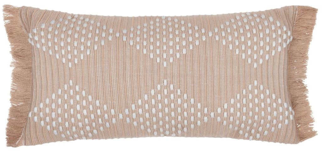 Furn - Kissenbezug für draußen "Kadie", gewebter Stoff RV3434 (60 cm x 30 cm) (Natürlich)