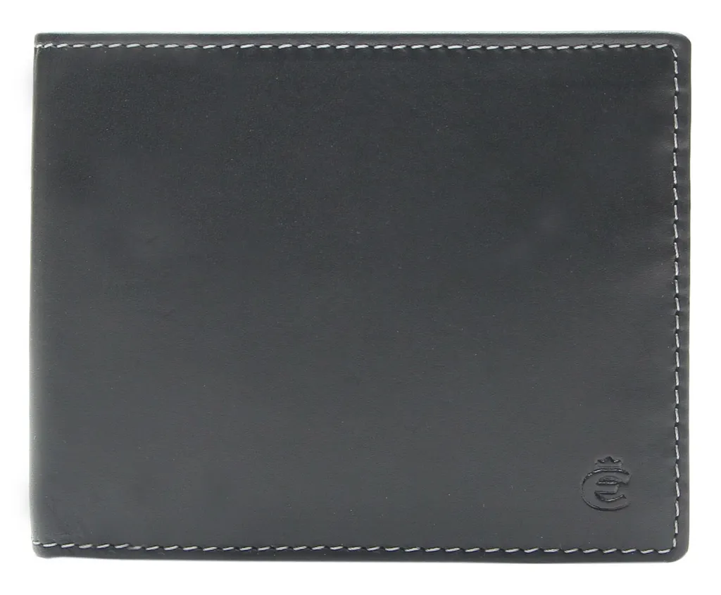 Portafoglio Esquire Pelle Dallas Nero - Wallet con Protezione RFID