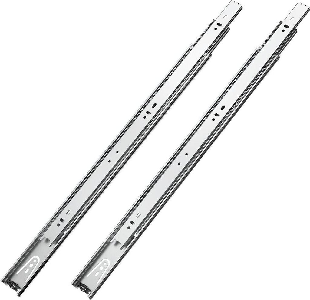 Drawer Cabinet Slides Side Mount 20 inch 10 Pairs 100 LB Load Replacement