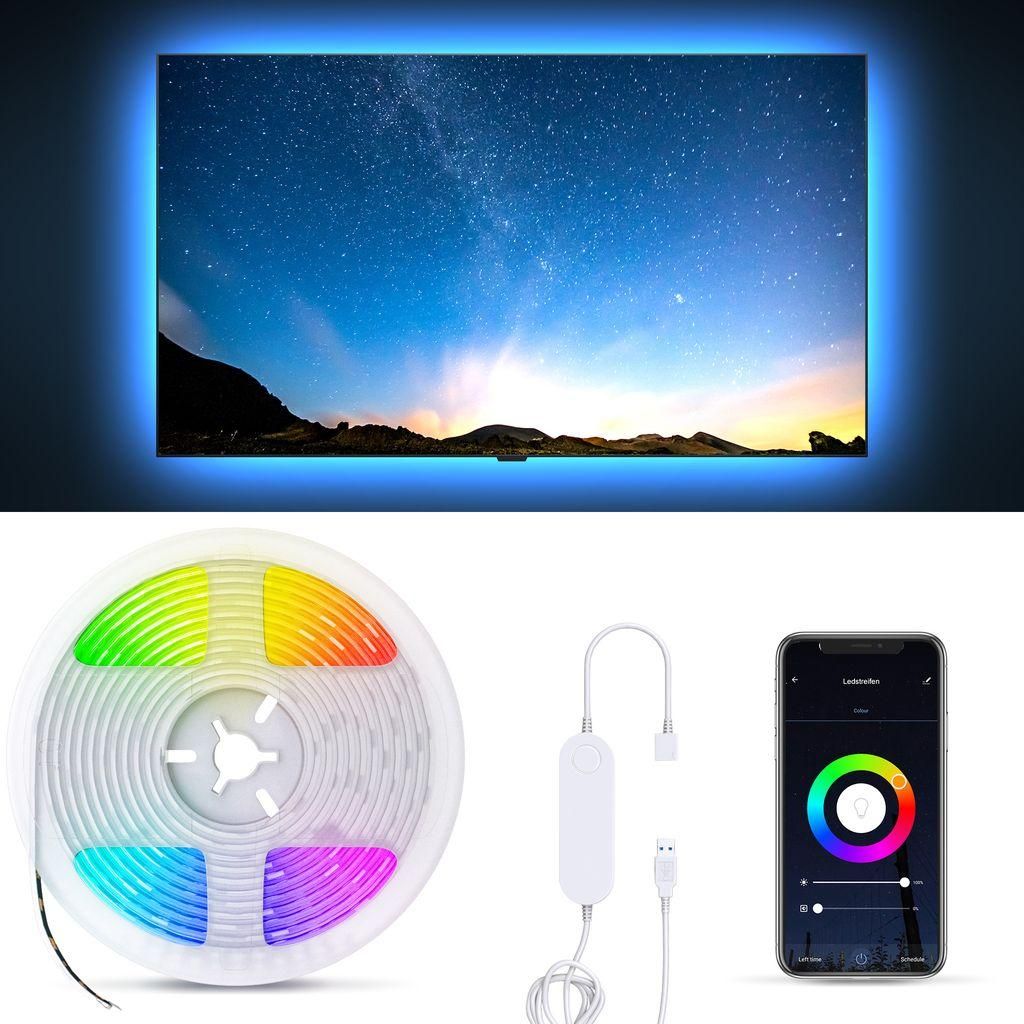 Bande LED - Ruban LED - WiFi RGB 2m avec APP TUYA, effets Image du produit 