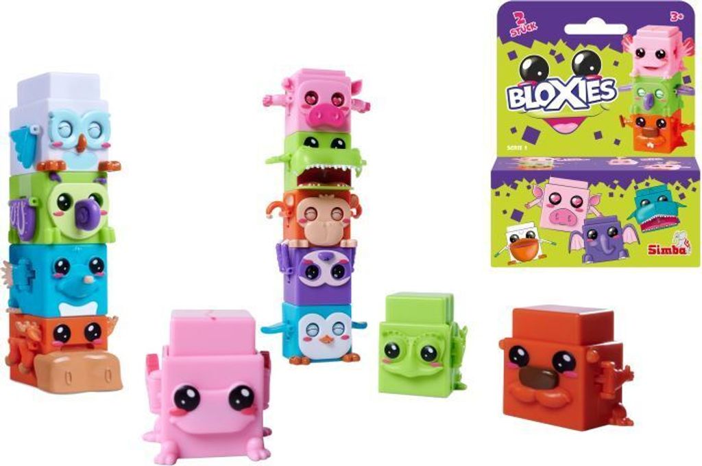 Simba - Figurki Bloxies zwierzątka 2-pak Niespodzi Produktbild 