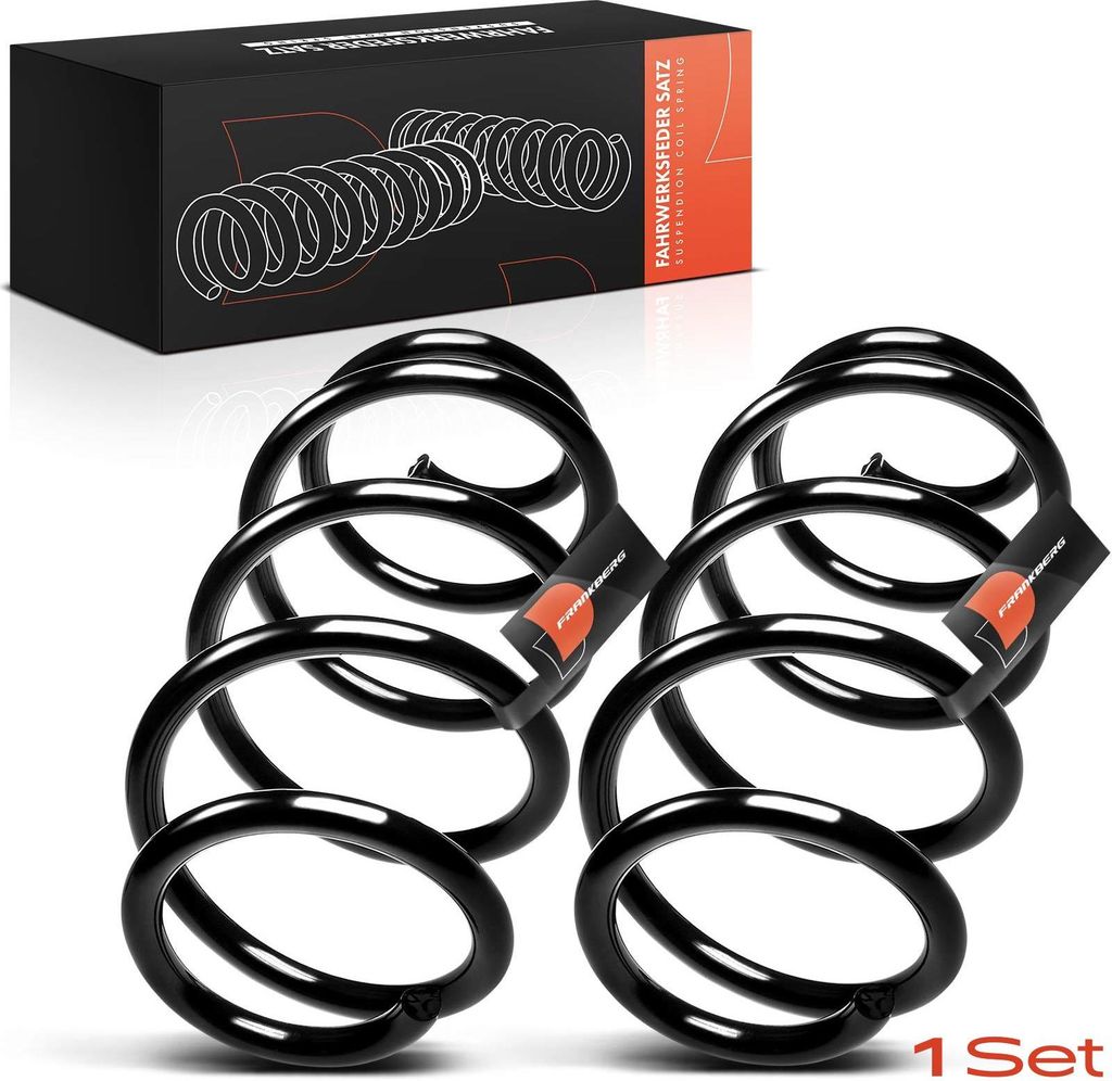 Frankberg 2x Fahrwerksfeder Vorderachse für Audi A3 8P1 Sportback 8PA VW Passat 3C2 2.0L 3.2L 2003-2013
