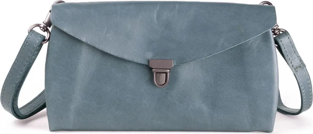 Borsa HAROLD'S Fold Pelle Light Blue S/M - Offerta Esclusiva