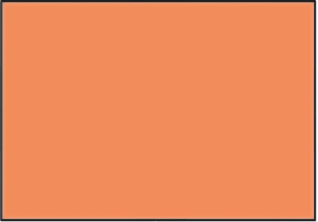 Wallario Wandbild Pastellorange, Größe: 70,30 x 100,30 cm, Poster mit schwarzem Aluminiumrahmen