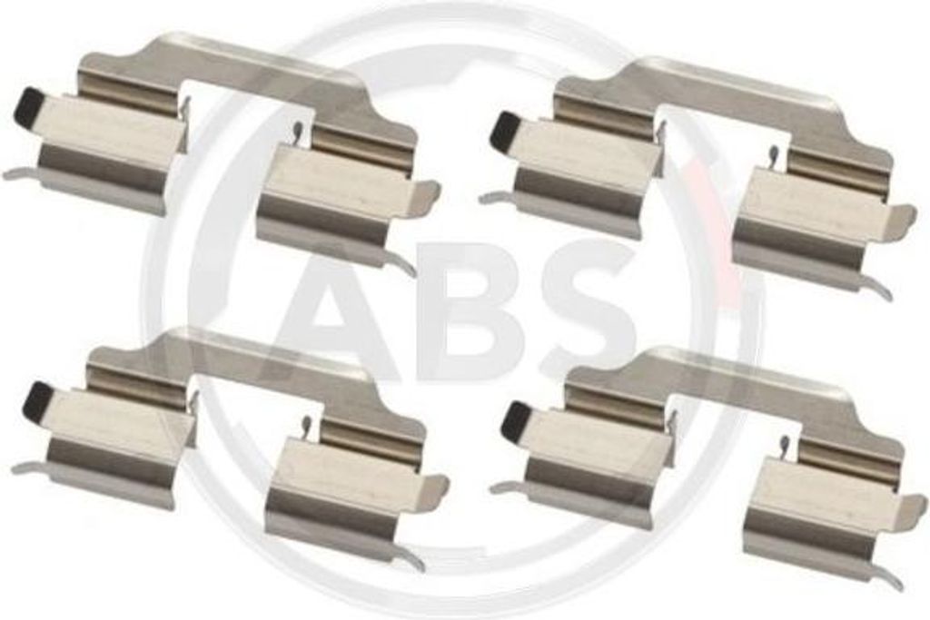 A.B.S. 1832Q Zubehörsatz, Scheibenbremsbeläge OE kompatibel mit Giulietta