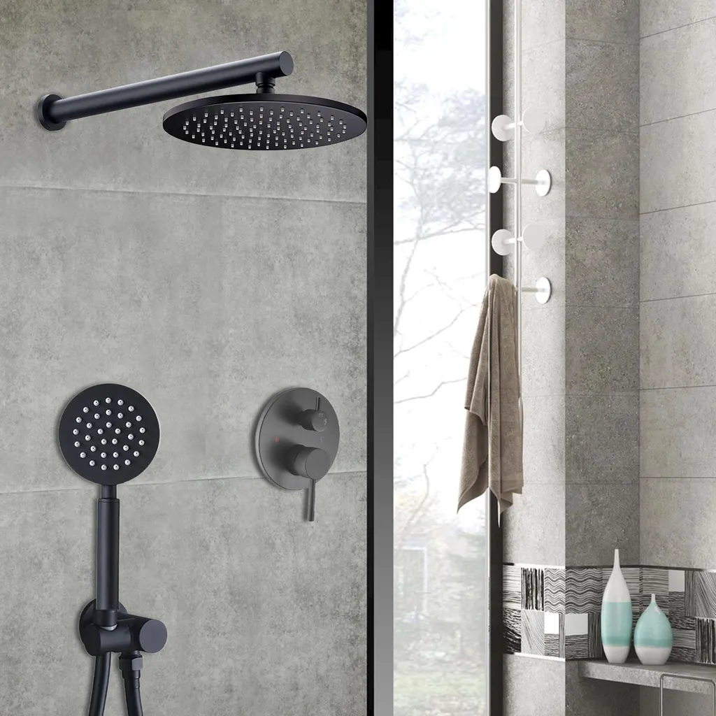 Douche haute pression en laiton - Finis les faibles débits d'eau muraux - 3