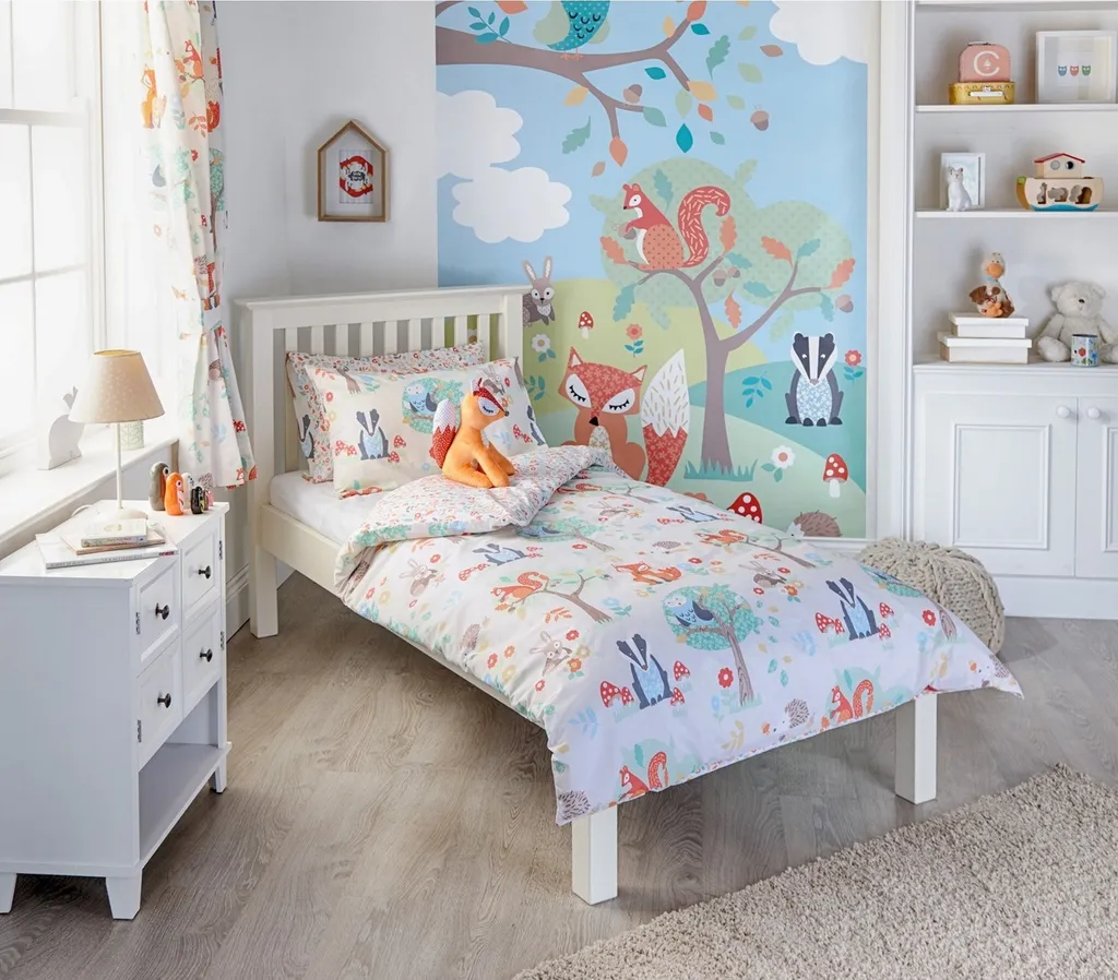 Rideaux Riva Home Woodland RV1078 Multicolore en tissu haute qualité