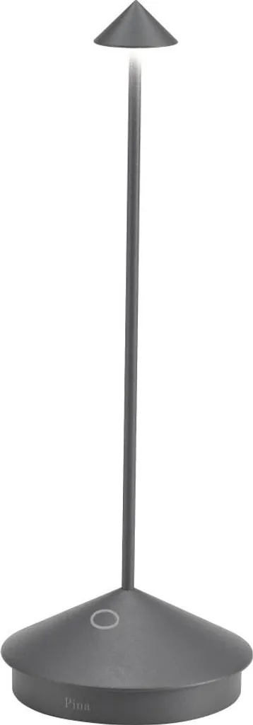 Zafferano Pina Pro Grigio Scuro: Lampada LED Ricaricabile IP54 Offerta