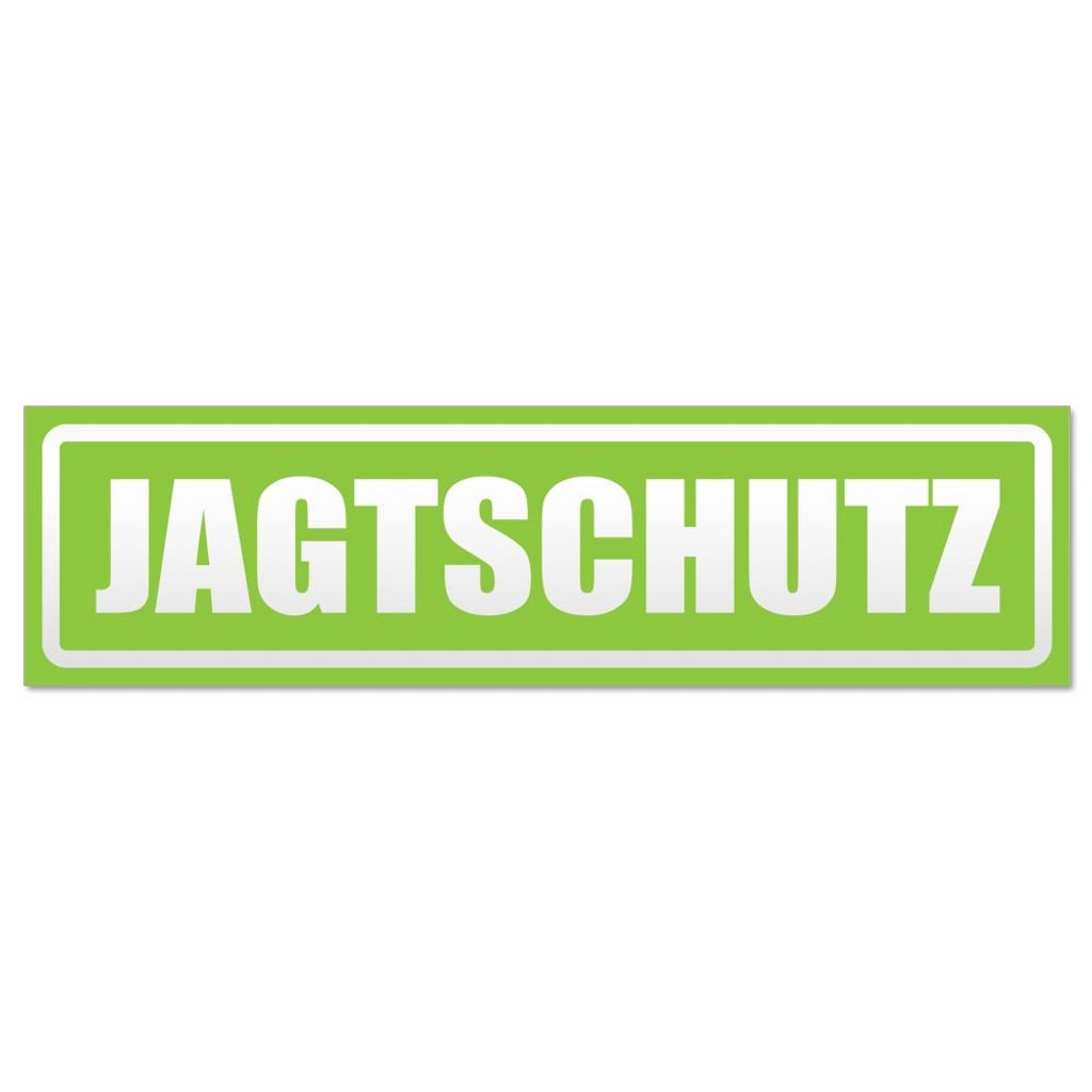 Jagtschutz invertiert Magnetschild Schild magnetisch