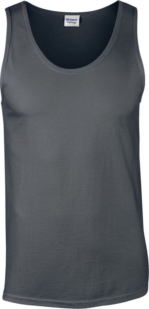 Gildan - "Softstyle" Ärmelloses Oberteil für Herren/Damen Uni PC7187 (S) (Holzkohle)