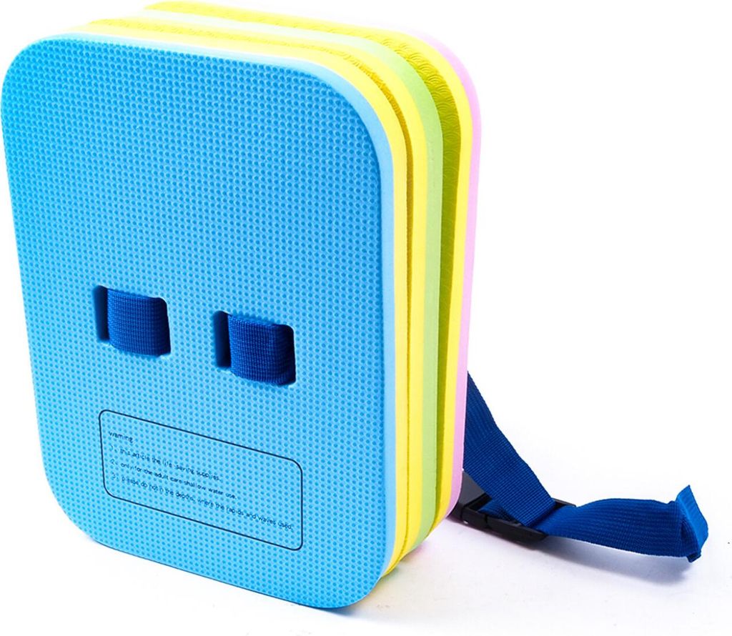 Aga Ceinture de natation rose-jaune-vert-bleu en mousse à 3 Image du produit 