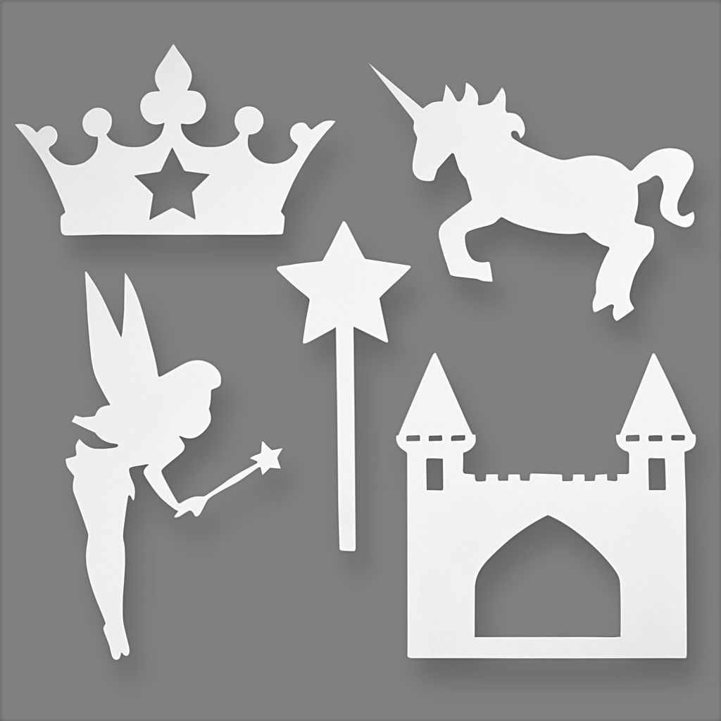 TeACH Me Märchen Kartonmasken weiß, 16 Stück, kreatives Bastelspielzeug