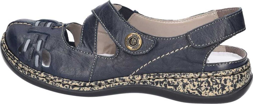 Rieker Komfort Sandalen Sling Damen 362D3436333737 Blau 37 EU