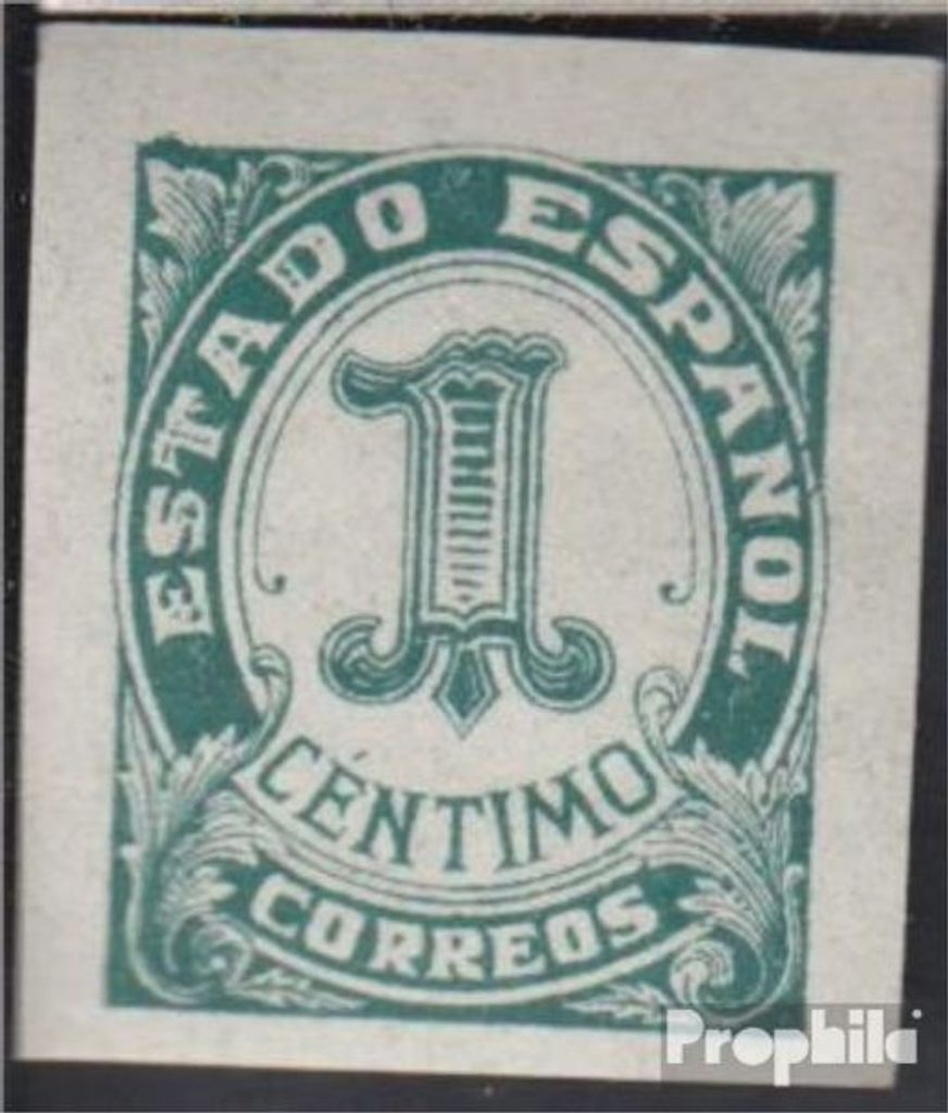 Briefmarken Spanien 1936 Mi 764II postfrisch Ziffer