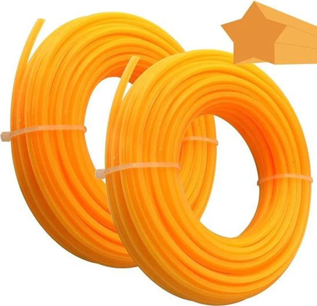 Fil nylon tondeuse 30 mètres diamètre 3.0mm, haute résistance à la casse
