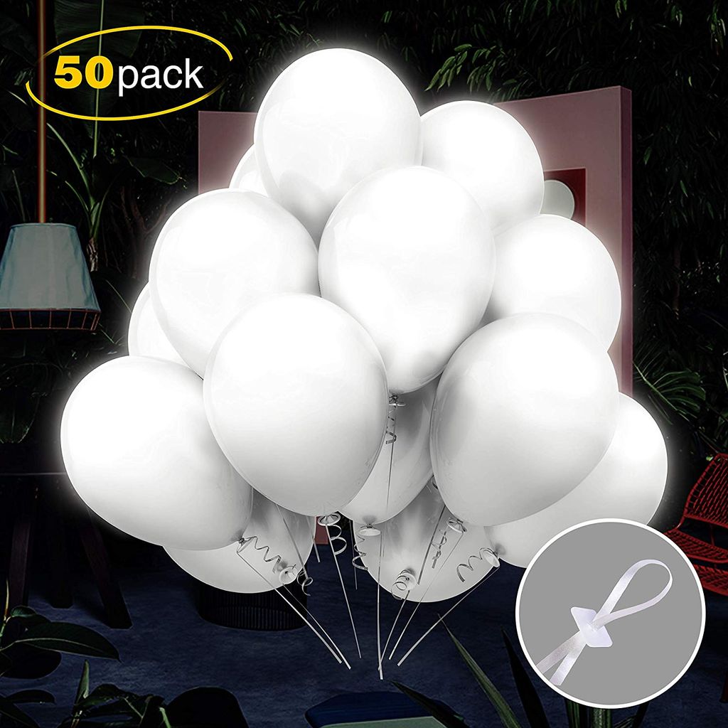 30 Stück LED Ballons Hochzeitsballons Luftballons Geburtstag Party LED blinken 