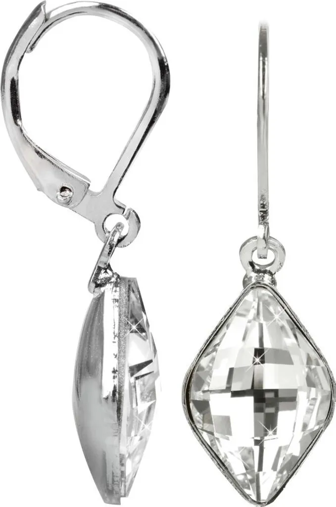Boucles d'oreilles éblouissantes cristal citron - Style pendant léger