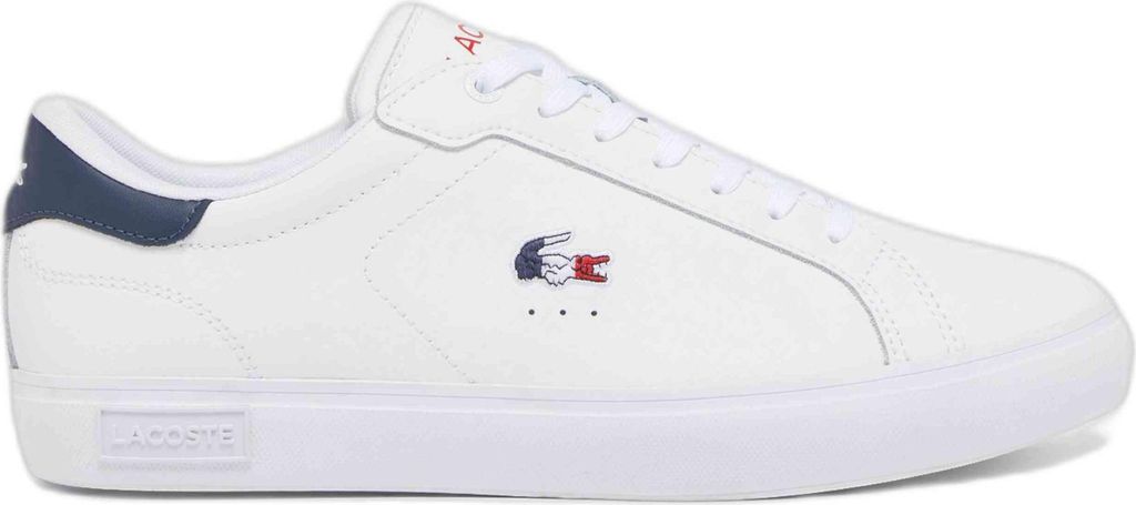 Lacoste sneakers, model 49SMA0080-407, kleur wit, maat 43 Productafbeelding 