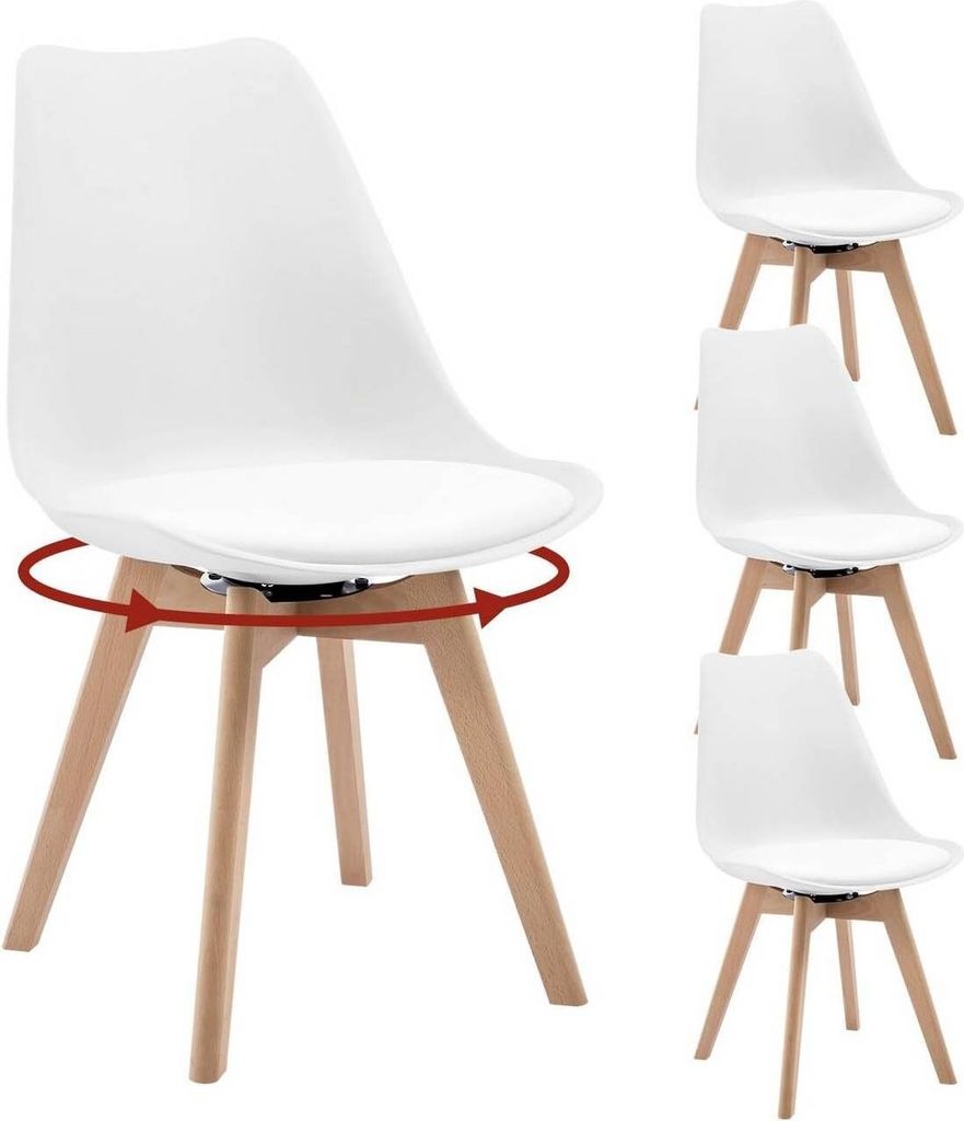 WOLTU Esszimmerstühle drehbar, Design Stuhl, modern, aus Produktbild 