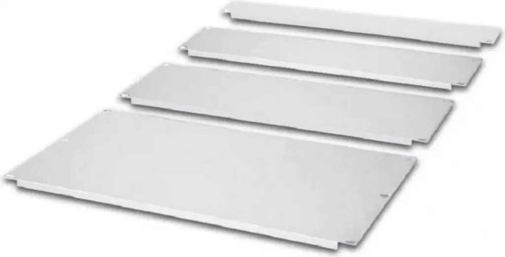 Wirewin RAL7035 Panneau d'obturation 1U Gris pour Baie Informatique