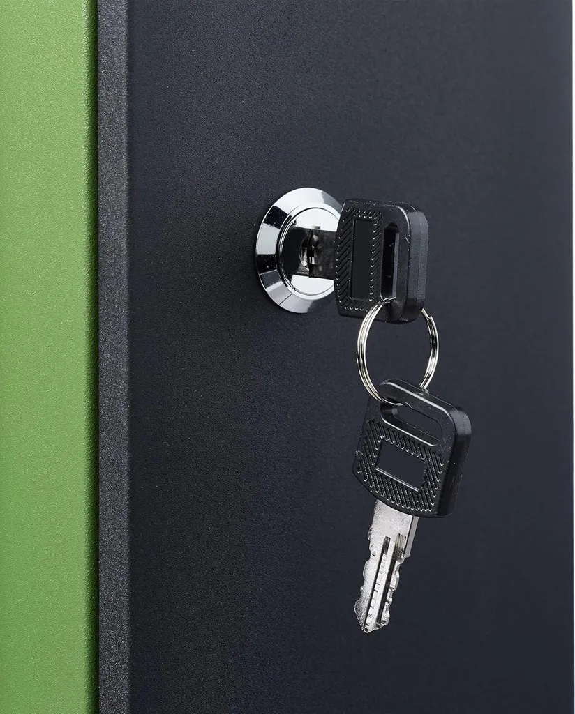 Boîte aux lettres bicolore grand format A4 en acier anti-corrosion