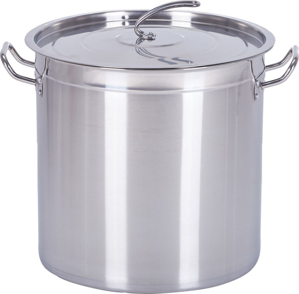 HOOZ Gastronomie Kochtopf Suppentopf - 20 bis 100 Liter Edelstahl Kochtöpfe - ideal geeignet für ALLE Herdarten & große Küchen - Gastro Topfset...