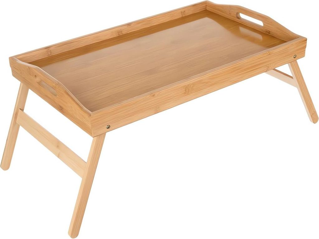 Ruhhy 25052 Skládací bambusový podnos do postele Obrázek produktu 
