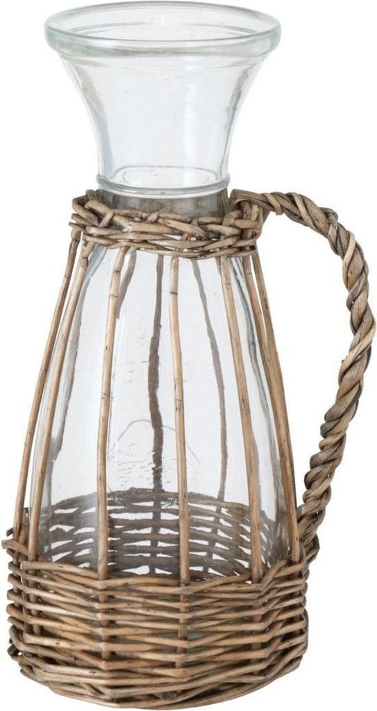 Karaffe aus Glas VENUTO, geflochtener Griff, 500 ml
