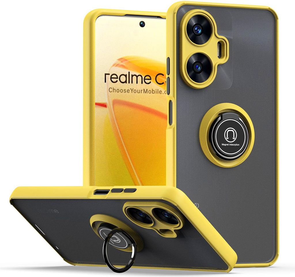 Hülle für Realme C55 4G Matte Transluzent TPU Stoßfest Produktbild 
