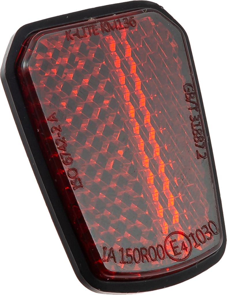 Rückstrahler Shield 28 x 39 Trapezform rot E- rot Produktbild 