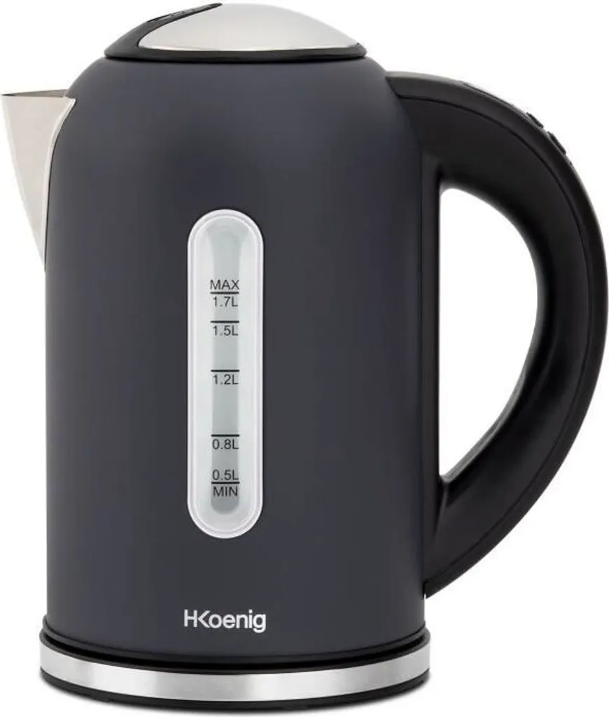 Bollitore H.Koenig BOE52 1,7L Grigio Opaco | Termostato 40-100°C Offerta